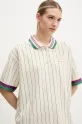 Fila sukienka bawełniana Lavinia beżowy FAW0998