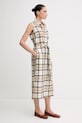 Îmbrăcăminte Barbour rochie din amestec de in Agnes LDR0890SN51 bej