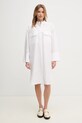 Barbour rochie Alma midi alb LDR0923WH11