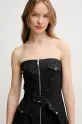 Gaudi vestito in cotone 511FD15017 nero SS25