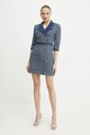 Morgan rochie din amestec de lana RETTI RETTI albastru SS25