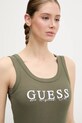 Guess sukienka SUNFLOWER zielony V5GK06.K8RT2