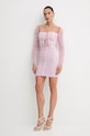 Elisabetta Franchi sukienka AB68352E2 różowy SS25