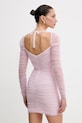 Odzież Elisabetta Franchi sukienka AB68352E2 różowy