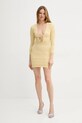 Šaty Elisabetta Franchi AM74S52E2 žlutá SS25