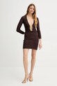 Elisabetta Franchi rochie AM74S52E2 maro SS25