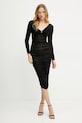 Elisabetta Franchi rochie midi negru AB84852E2