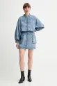 G-Star Raw sukienka jeansowa D26286.D539 niebieski SS25