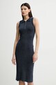 G-Star rochie din bumbac D25850.E132 bleumarin SS25