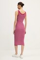Abbigliamento Tommy Jeans vestito in cotone DW0DW19477 rosa