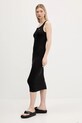 Tommy Jeans vestito in cotone DW0DW19477 nero SS25