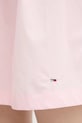 Βαμβακερό φόρεμα Tommy Jeans DW0DW20343 ροζ