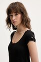 Tommy Jeans vestito in cotone nero DW0DW20616