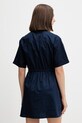 Îmbrăcăminte Tommy Jeans rochie tip cămașă din bumbac DW0DW20617 bleumarin