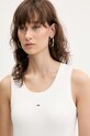 Φόρεμα Tommy Jeans DW0DW20674 λευκό