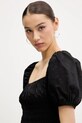 Tommy Jeans rochie din bumbac negru DW0DW21334
