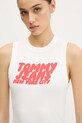 Рокля Tommy Jeans бял DW0DW21351