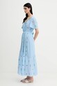 La Petite Française rochie din bumbac RACHELE PFRACHELE albastru SS25