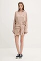 Melissa Odabash rochie din bumbac MO.SARA maro SS25