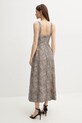 Сукня з домішкою льону Bardot LILAH 58546DB9 бежевий SS25