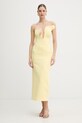 Bardot sukienka ROSALYN 59733DB żółty SS26