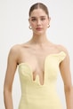 Bardot sukienka ROSALYN żółty 59733DB