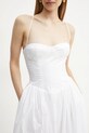 Bardot rochie din bumbac ESTIE alb 59786DB