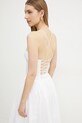 Bardot rochie din bumbac ESTIE 59786DB alb