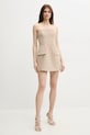 Bardot sukienka MADELINE 59806DB beżowy SS25