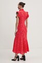 Never Fully Dressed vestito NFDDR1901 rosso SS25