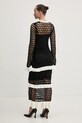 Never Fully Dressed sukienka NFDDR1791 czarny SS25