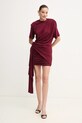 La Mania rochie ANYA burgundia SS25