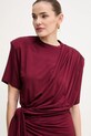 La Mania rochie burgundia ANYA