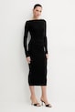 La Mania sukienka PRECIOUS czarny SS25