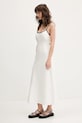 Hollister Co. sukienka lniana KI359.5049.100 beżowy SS25