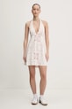 Hollister Co. rochie din in KI359.5067.108 bej SS25