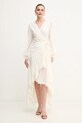 Marciano Guess vestito in cotone ELSA 5GGK53.7317A beige SS25