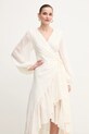 Marciano Guess vestito in cotone ELSA beige 5GGK53.7317A