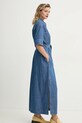 MUNTHE rochie din denim FIA 251134425104 albastru SS25