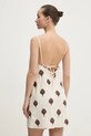 Îmbrăcăminte Abercrombie & Fitch rochie din in KI159.5661.454 bej