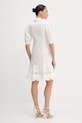 Îmbrăcăminte Liu Jo rochie din bumbac WA5256.T4853 alb