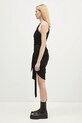 Rick Owens vestito in cotone Fog DS01E3500.BH nero SS25