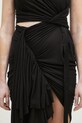 Rick Owens vestito in cotone Fog DS01E3500.BH nero