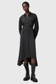 Šaty AllSaints LEXI midi černá W036DC