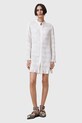 AllSaints rochie MEG alb W062DC