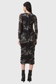 Šaty AllSaints KEIKO W003DC sivá
