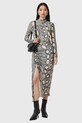 Платье с примесью шелка AllSaints RIZO W050DC