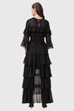 AllSaints rochie NAT W191DC negru