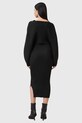 Šaty a sveter AllSaints MINORI W224DC čierna