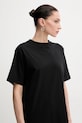 Karl Lagerfeld rochie din bumbac negru A1W13001